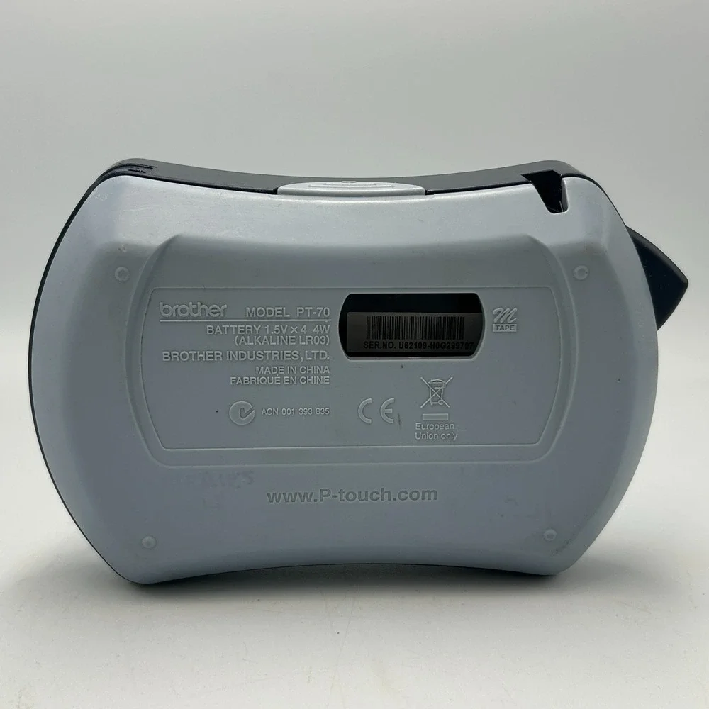 Brother‎ P-Touch PT-70 Label Maker Thermal Printer Handheld Labeler Tested Works